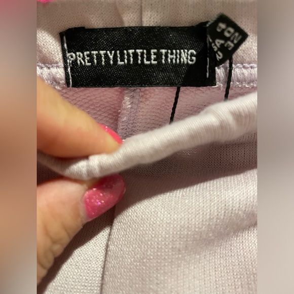 Nwot pretty little thing sweatpants size 0 - Picture 3 of 3